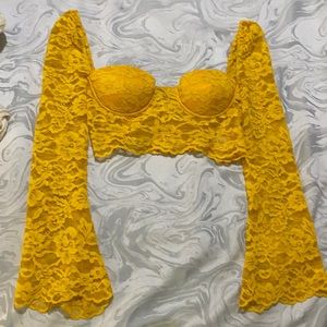 NBD X NAVEN crop blouse